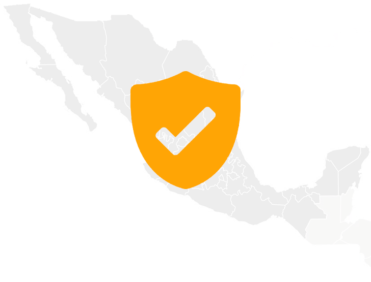 Mapa de cobertura SEPROMEX